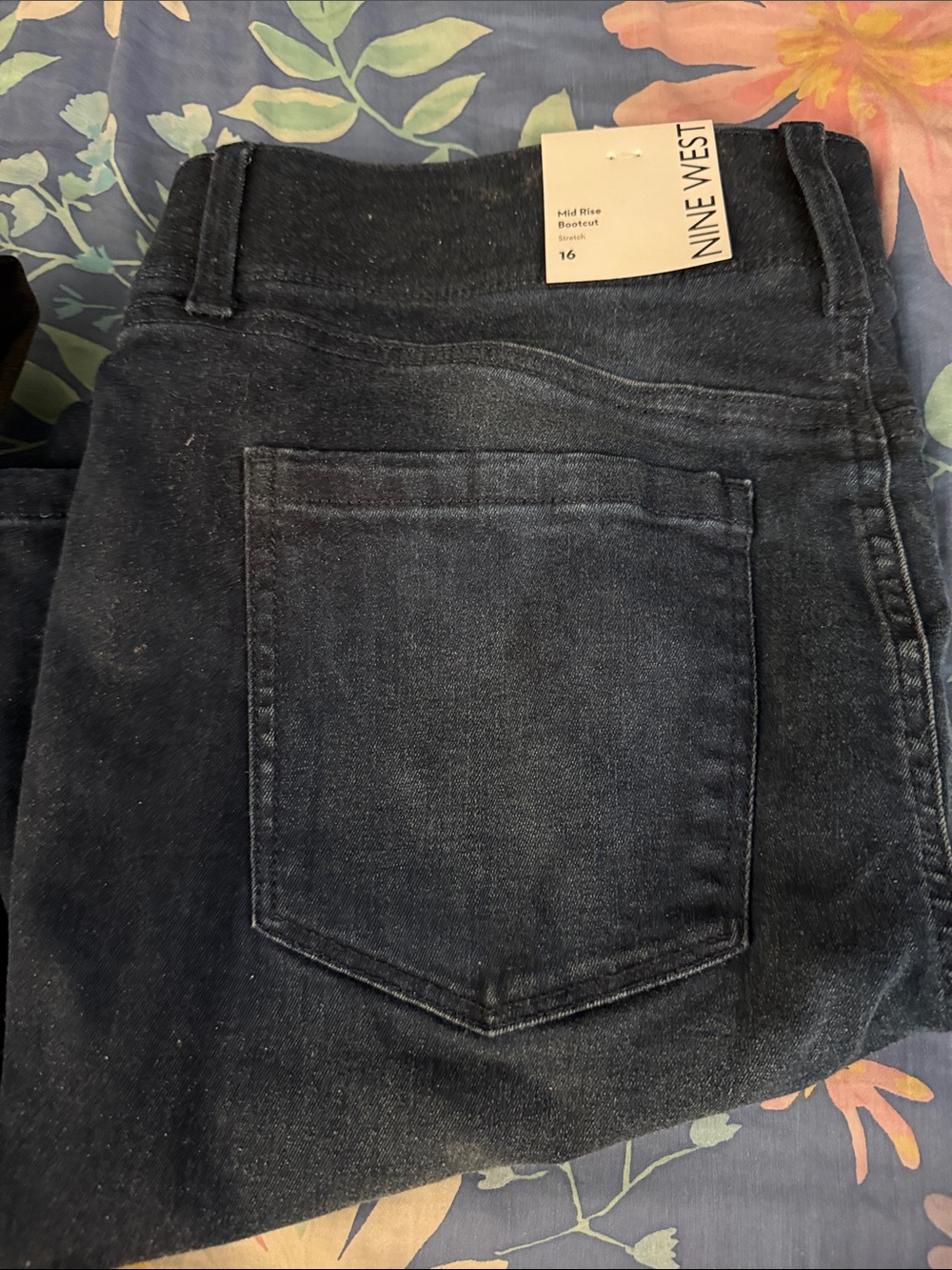 Nine West women’s  Dark Wash Bootcut Jeans